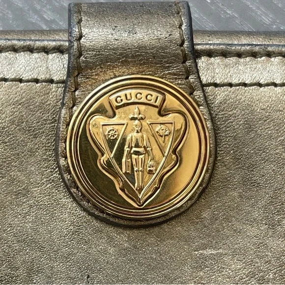 Gucci hysteria gold metallic leather continental wallet - Picture 3 of 8